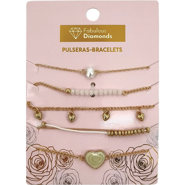 slide 1 of 1, CREATIVE HOME Bracelet 5Pc Set, 5 ct