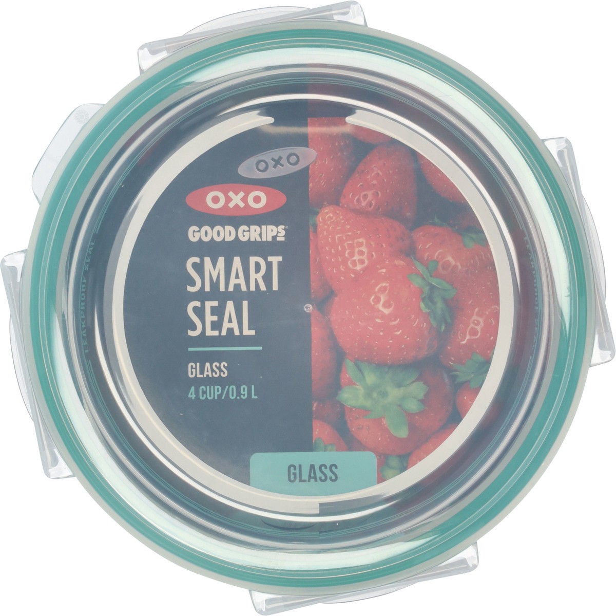 slide 5 of 11, OXO Round Smart Seal Glass Container 1 ea, 1 ct