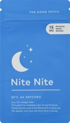 The Good Patch Nite Nite Patches - 4 ea