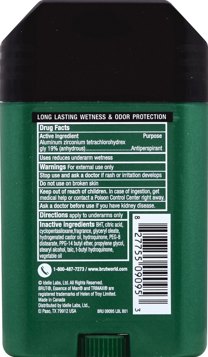 slide 3 of 3, Brut Blue Wave Scent Antiperspirant & Deodorant, 2 oz