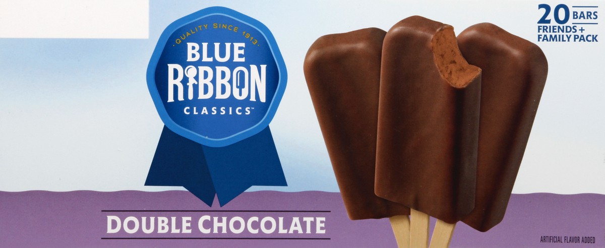 slide 7 of 9, Blue Ribbon Friends + Family Pack Reduced Fat Double Chocolate Ice Cream 20 ea, 20 ct