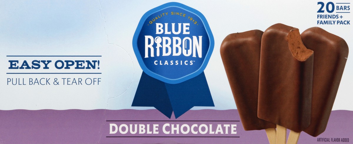 slide 8 of 9, Blue Ribbon Friends + Family Pack Reduced Fat Double Chocolate Ice Cream 20 ea, 20 ct