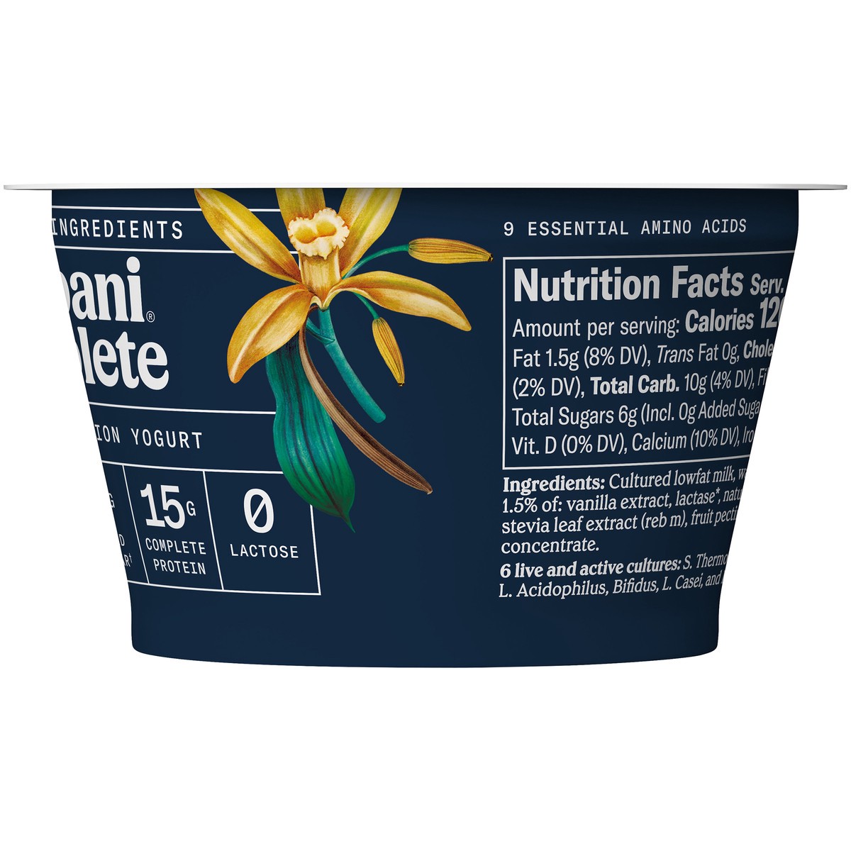 slide 9 of 12, Chobani Complete Greek Yogurt Vanilla 5.3oz, 5.3 oz