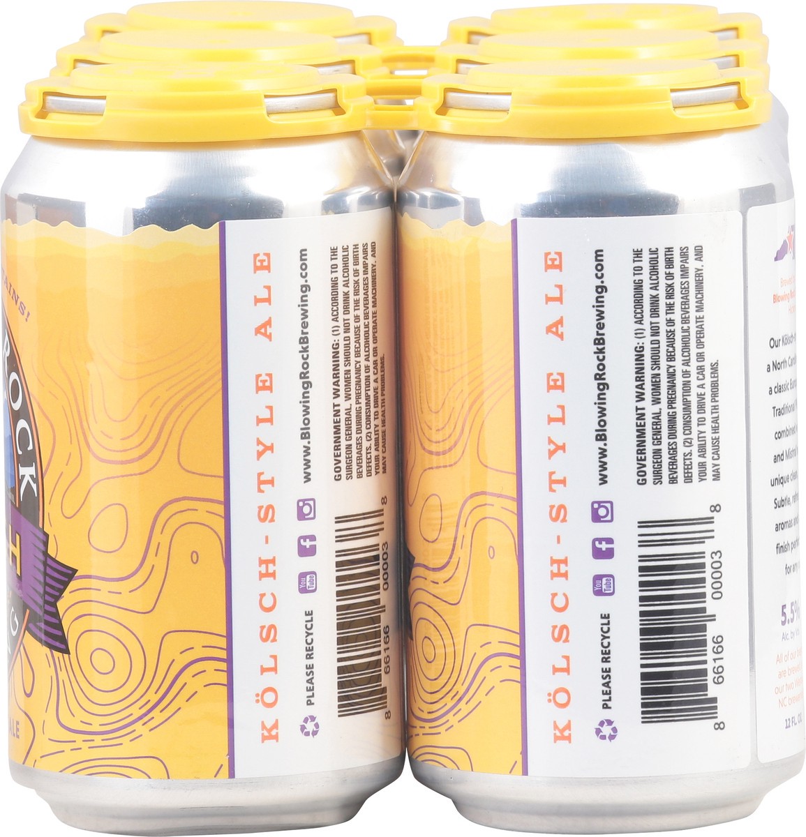slide 6 of 12, Blowing Rock Kolsch Beer 6 - 12 fl oz Cans, 6 ct; 12 fl oz