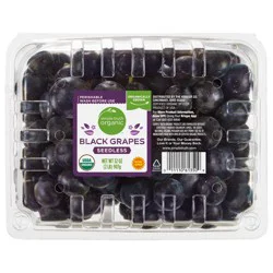 Simple Truth Organic Black Seedless Grapes