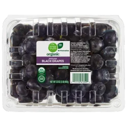 Simple Truth Organic Black Seedless Grapes