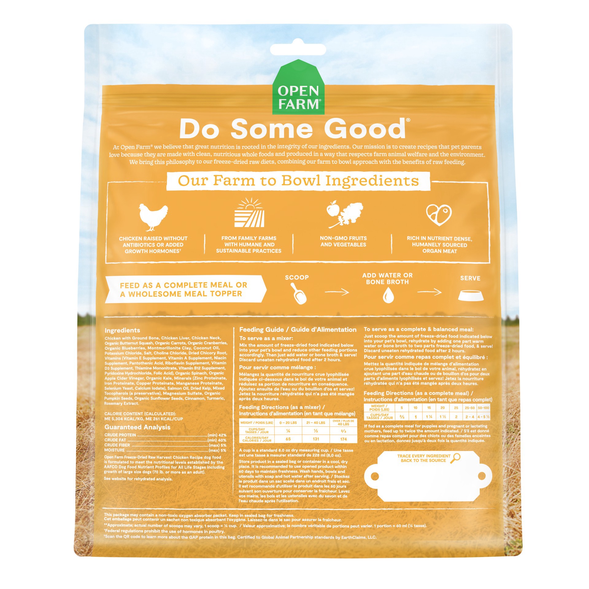 slide 2 of 2, OPEN FARM Harvest Chicken Freeze Dried Raw Morsels for Dogs 3.5 oz, 3.5 oz