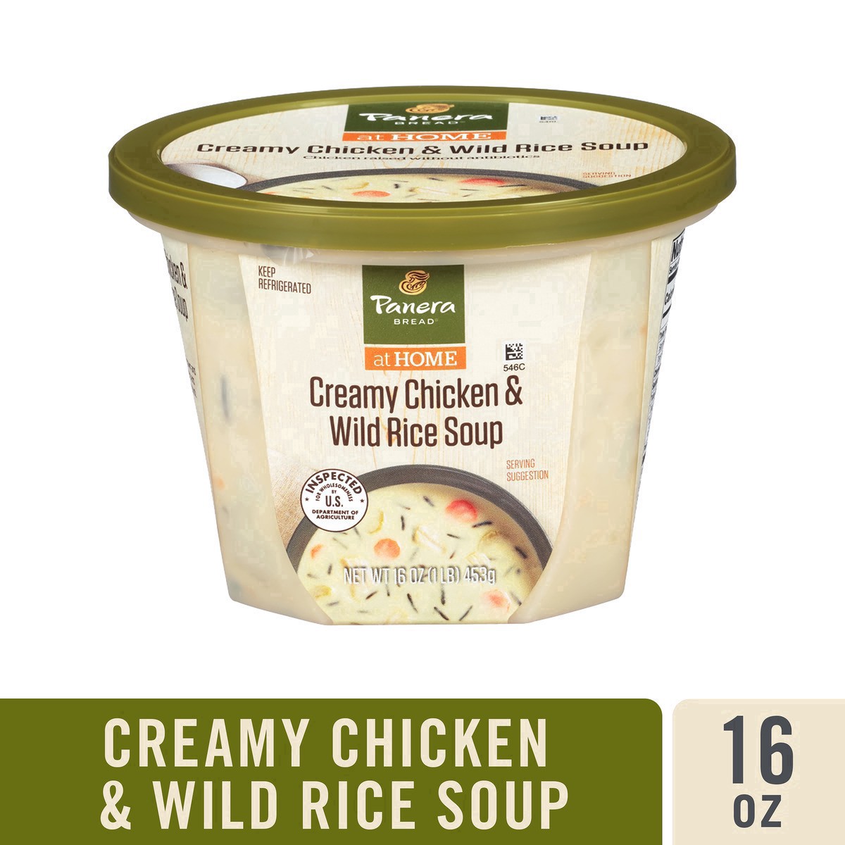 slide 31 of 45, Panera Bread Creamy Chicken & Wild Rice Soup, 16 OZ Soup Cup (Gluten Free), 16 oz
