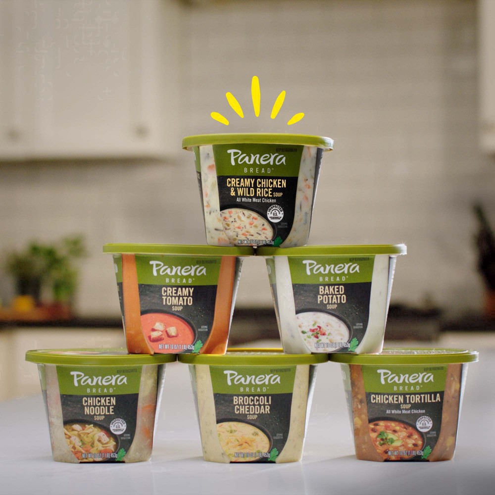 slide 40 of 45, Panera Bread Creamy Chicken & Wild Rice Soup, 16 OZ Soup Cup (Gluten Free), 16 oz