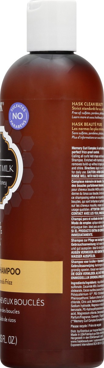 slide 3 of 11, Hask Curl Care Coconut Milk & Organic Honey Shampoo 355 ml, 12 oz