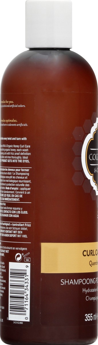 slide 11 of 11, Hask Curl Care Coconut Milk & Organic Honey Shampoo 355 ml, 12 oz