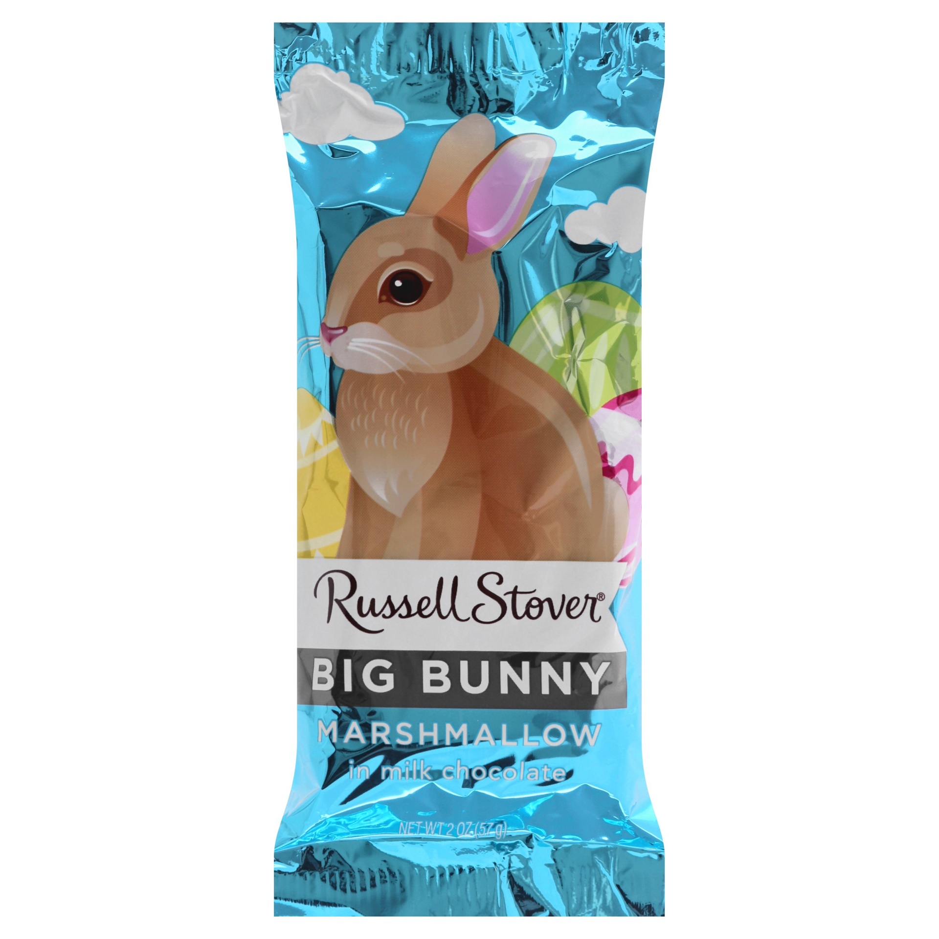 slide 1 of 1, Russell Stover Marshmallow Bunny Face, 2 oz