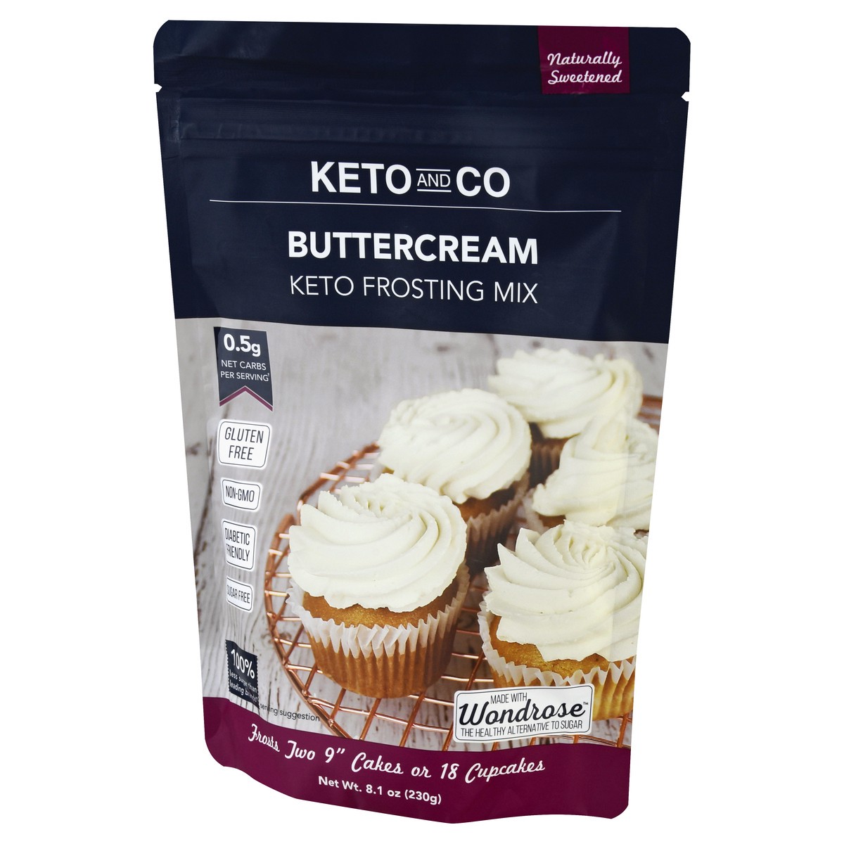 slide 2 of 12, Keto and Co Buttercream Keto Frosting Mix 8.1 oz, 8.1 oz