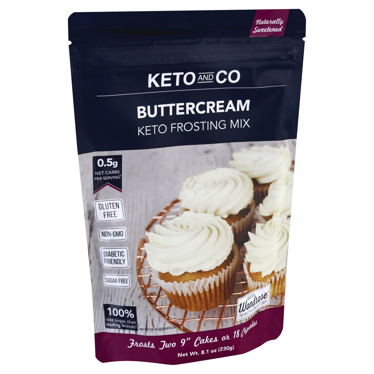 slide 9 of 12, Keto and Co Buttercream Keto Frosting Mix 8.1 oz, 8.1 oz