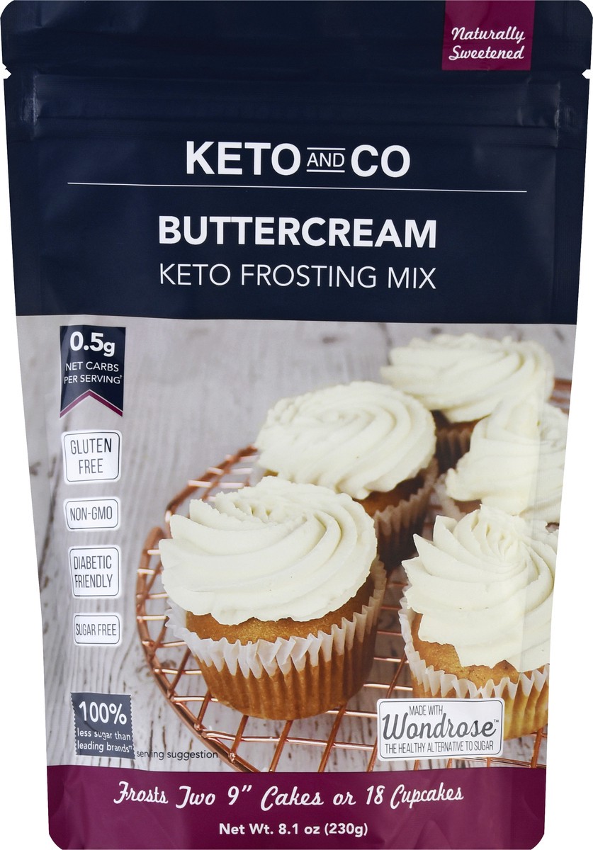 slide 1 of 12, Keto and Co Buttercream Keto Frosting Mix 8.1 oz, 8.1 oz