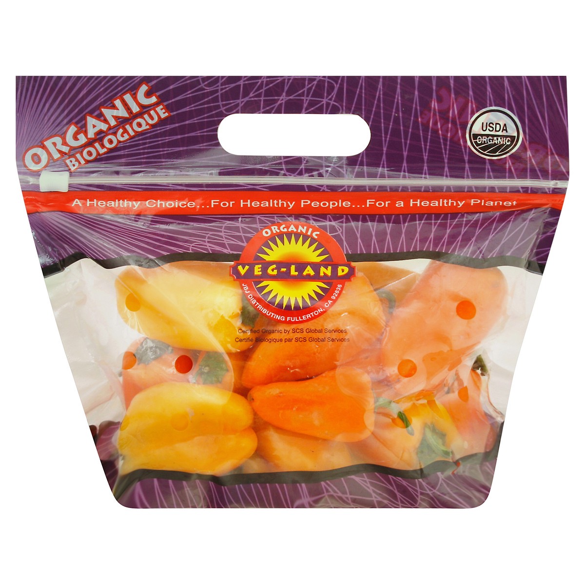 slide 10 of 11, Veg-Land Organic Mini Sweet Peppers 1 lb, 1 lb