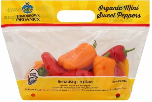 slide 1 of 1, Veg-Land Organic Mini Sweet Peppers 1 lb, 1 lb