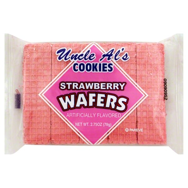 slide 1 of 1, Uncle Al's Wafers, Strawberry, 2.75 oz