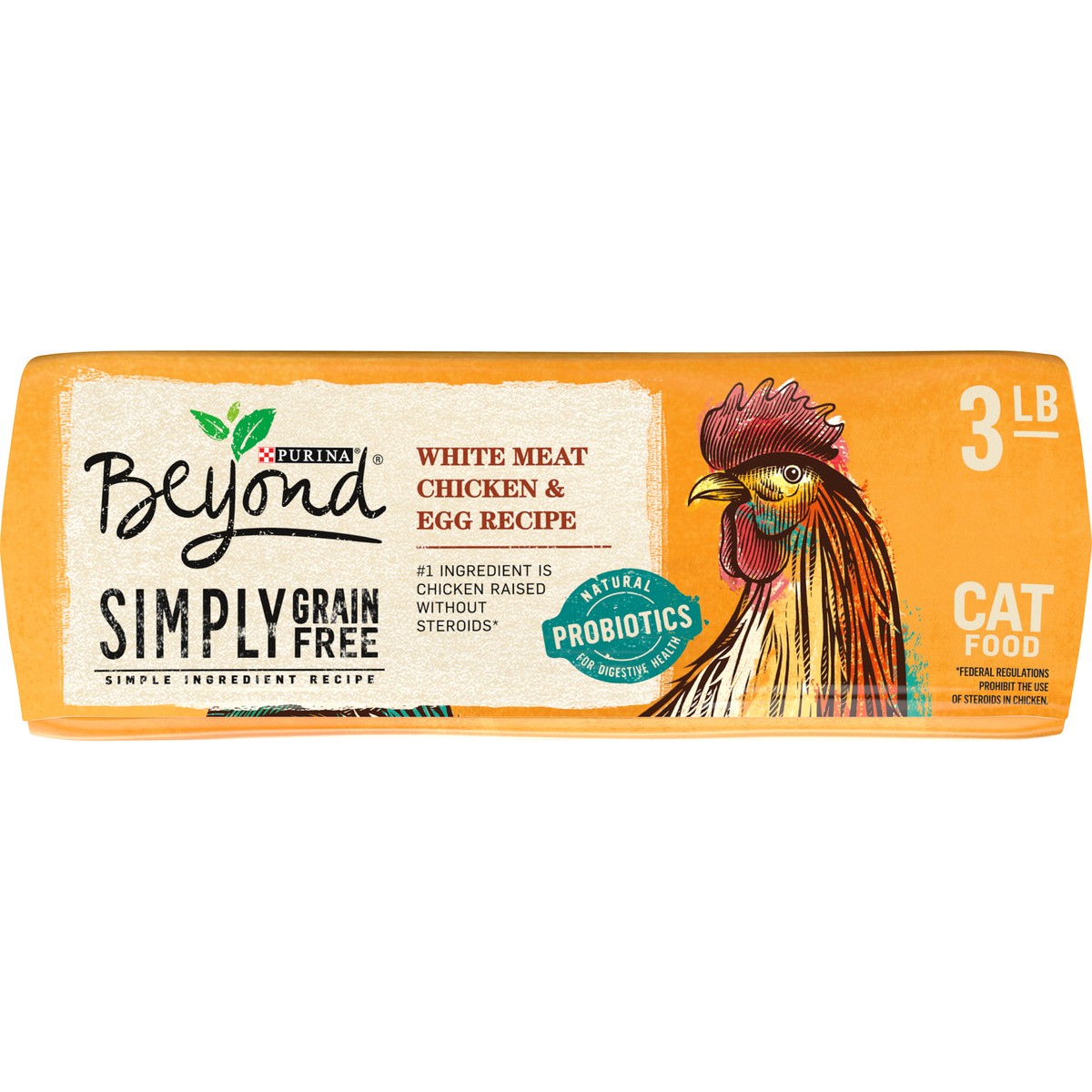 slide 9 of 15, Beyond Purina Beyond Grain Free White Meat Chicken and Egg Recipe Natural Cat Food High Protein Cat Food Dry Formula - 3 lb. Bag, 48 oz