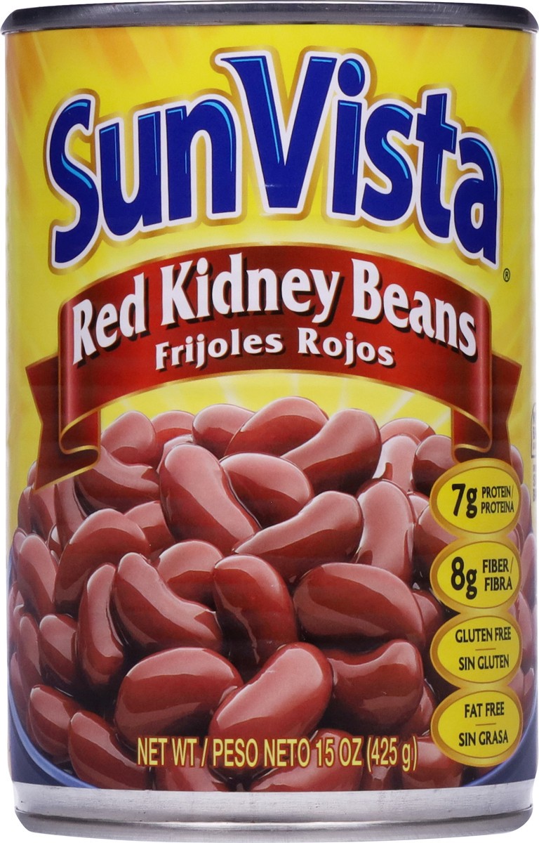 slide 6 of 9, SunVista Red Kidney Beans 15 oz, 15 oz