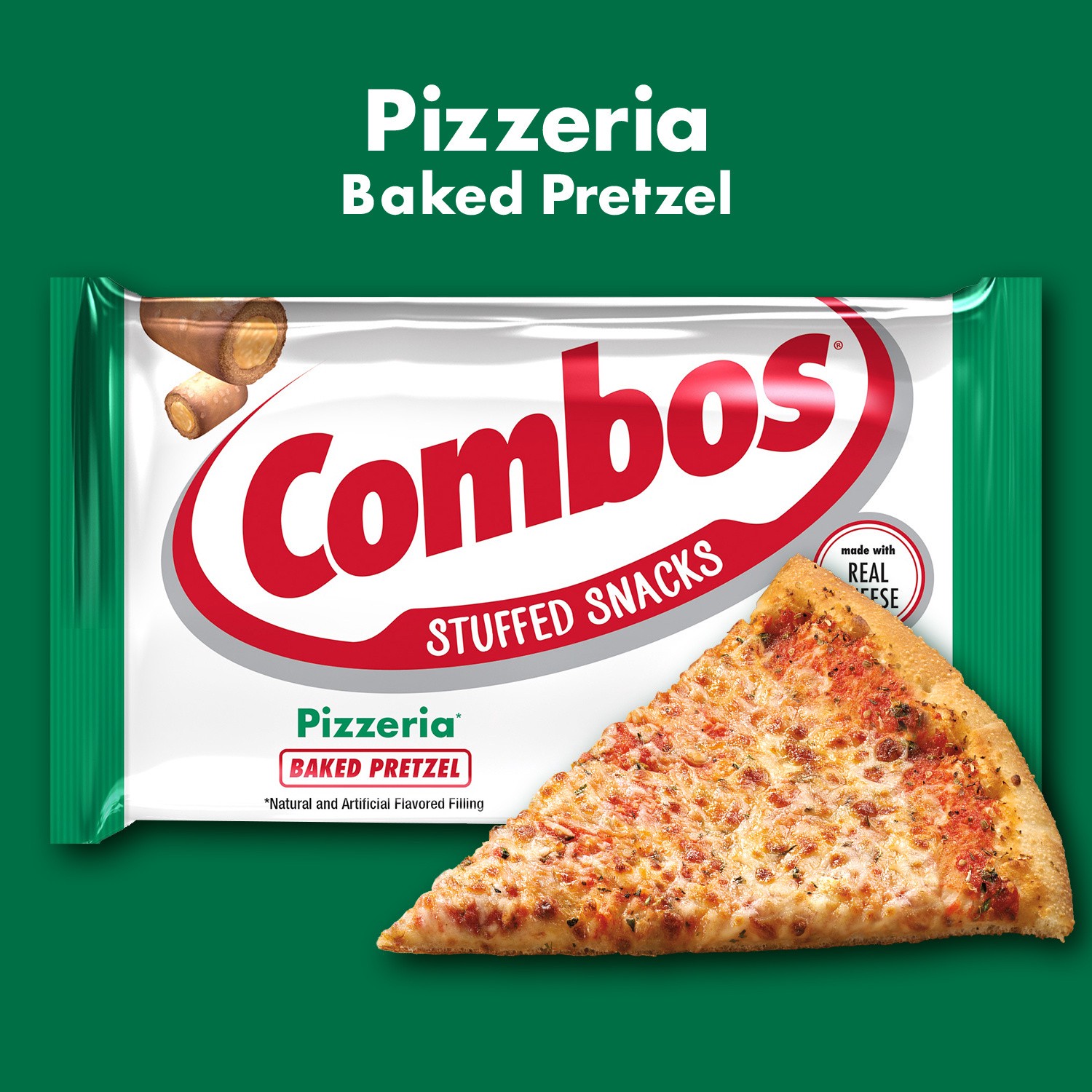 slide 6 of 8, Combos Baked Snacks Pizzeria Pretzel Single Serve, 18 ct