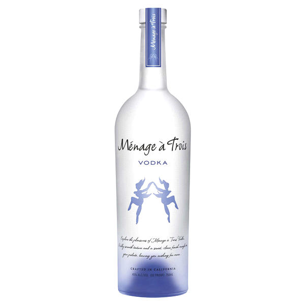 slide 1 of 2, Menage a Trois Vodka, 750 ml