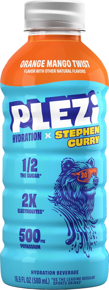 slide 8 of 9, PLEZi Hydration, Orange Mango 16.9 oz, 16.9 fl oz