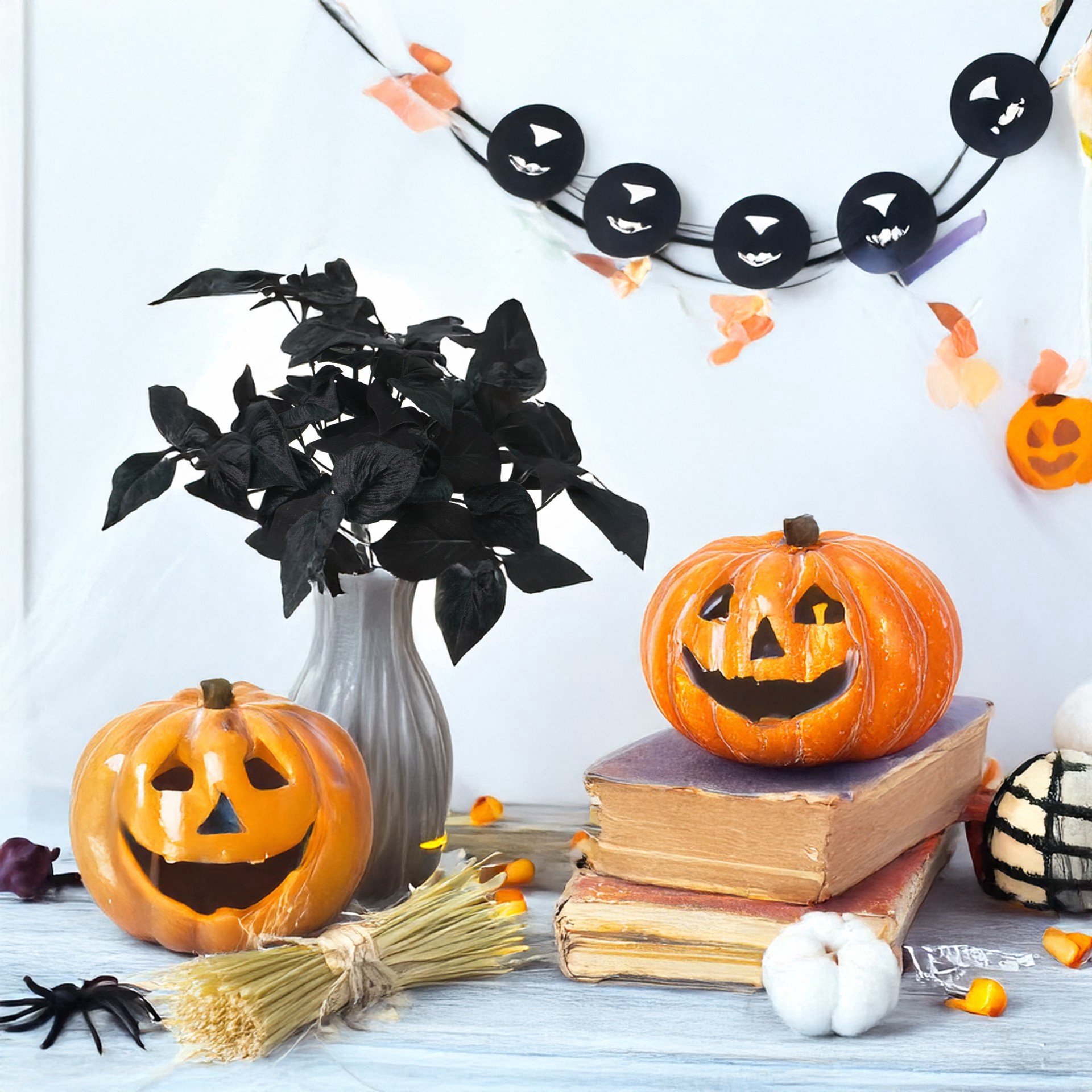 slide 3 of 4, 14" Black Philodendron Bush By Ashland, 14 in x 14 in x 9 in