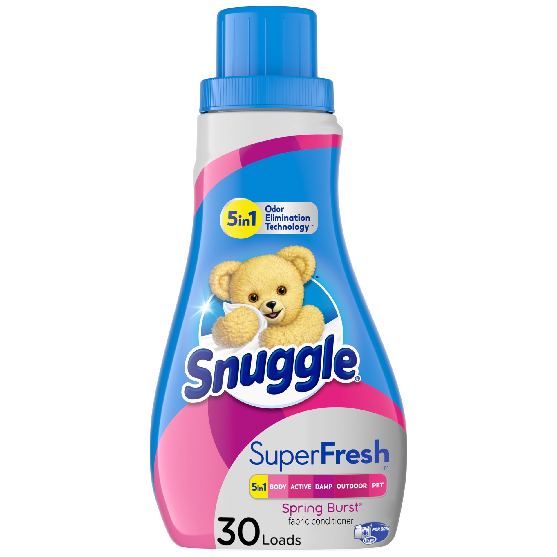 slide 2 of 3, Snuggle Liquid Fabric Softener SuperFresh Spring Burst, 31.70 fl oz