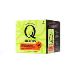 Q Mixers Spicy Mango Margarita Mix Multipack - 4 ct; 7.5 fl oz