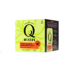 Q Mixers Spicy Mango Margarita Mix Multipack - 4 ct; 7.5 fl oz