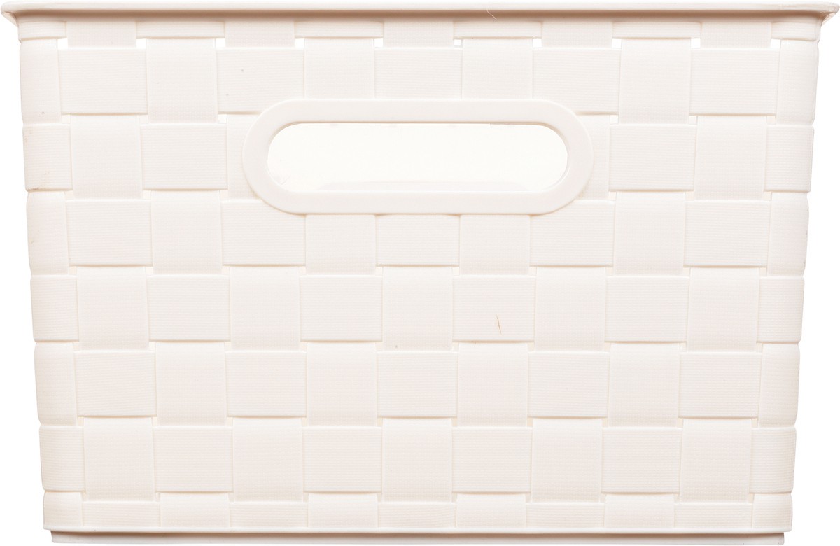 slide 9 of 9, Whitmor Large Woven Storage Basket Ivory, 1 ct