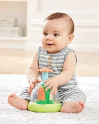 Skip Hop Farmstand Push & Spin Baby Toy