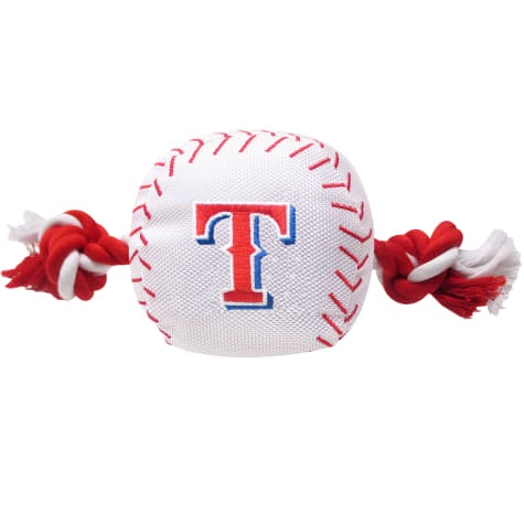 slide 1 of 1, Pets First MLB Texas Rangers Baseball Toy, LG