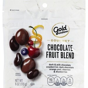 slide 1 of 1, CVS Gold Emblem Gold Emblem Gourmet Chocolate Fruit Blend, 6 Oz, 6 oz