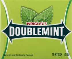WRIGLEY''S DOUBLEMINT Mint Gum Chewing Gum Bulk Pack, 15 Stick (Pack of 10)