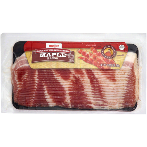 slide 1 of 1, Meijer Maple Bacon, 16 oz
