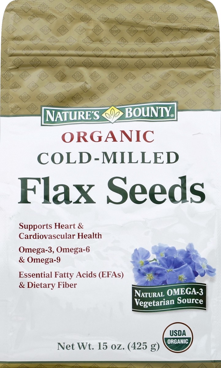 slide 3 of 4, Nature's Bounty Flax Seeds 15 oz, 15 oz