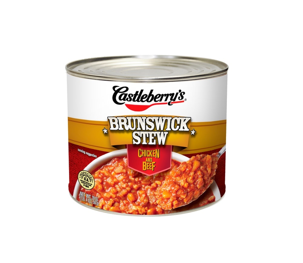 slide 1 of 1, Castleberry's Brunswick Stew Chicken & Beef, 20 oz