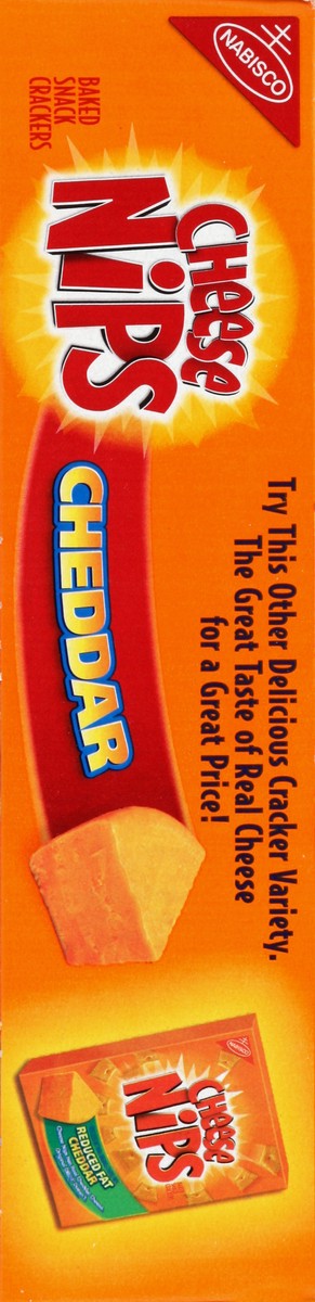 slide 3 of 6, Cheese Nips Cheddar Baked Snack Crackers, 12 oz