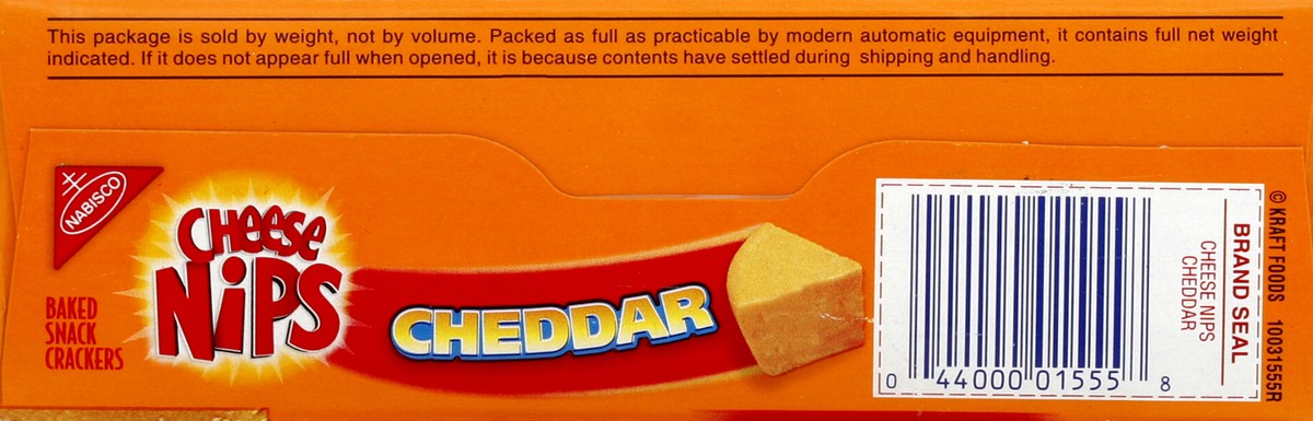 slide 4 of 6, Cheese Nips Cheddar Baked Snack Crackers, 12 oz