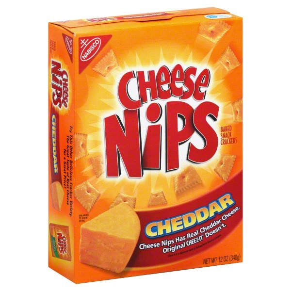 slide 1 of 6, Cheese Nips Cheddar Baked Snack Crackers, 12 oz