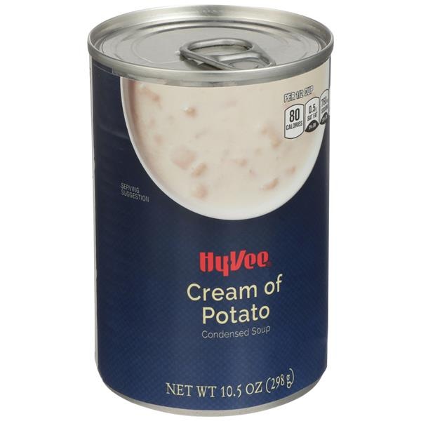 slide 1 of 1, Hy-vee Cream Of Potato Condensed Soup, 10.5 oz
