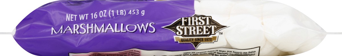 slide 2 of 6, First Street Marshmallows, 16 oz