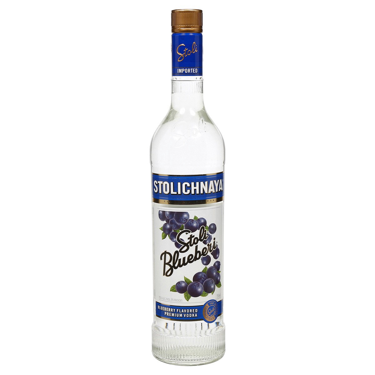 slide 1 of 2, Stoli Blueberi, 750 ml