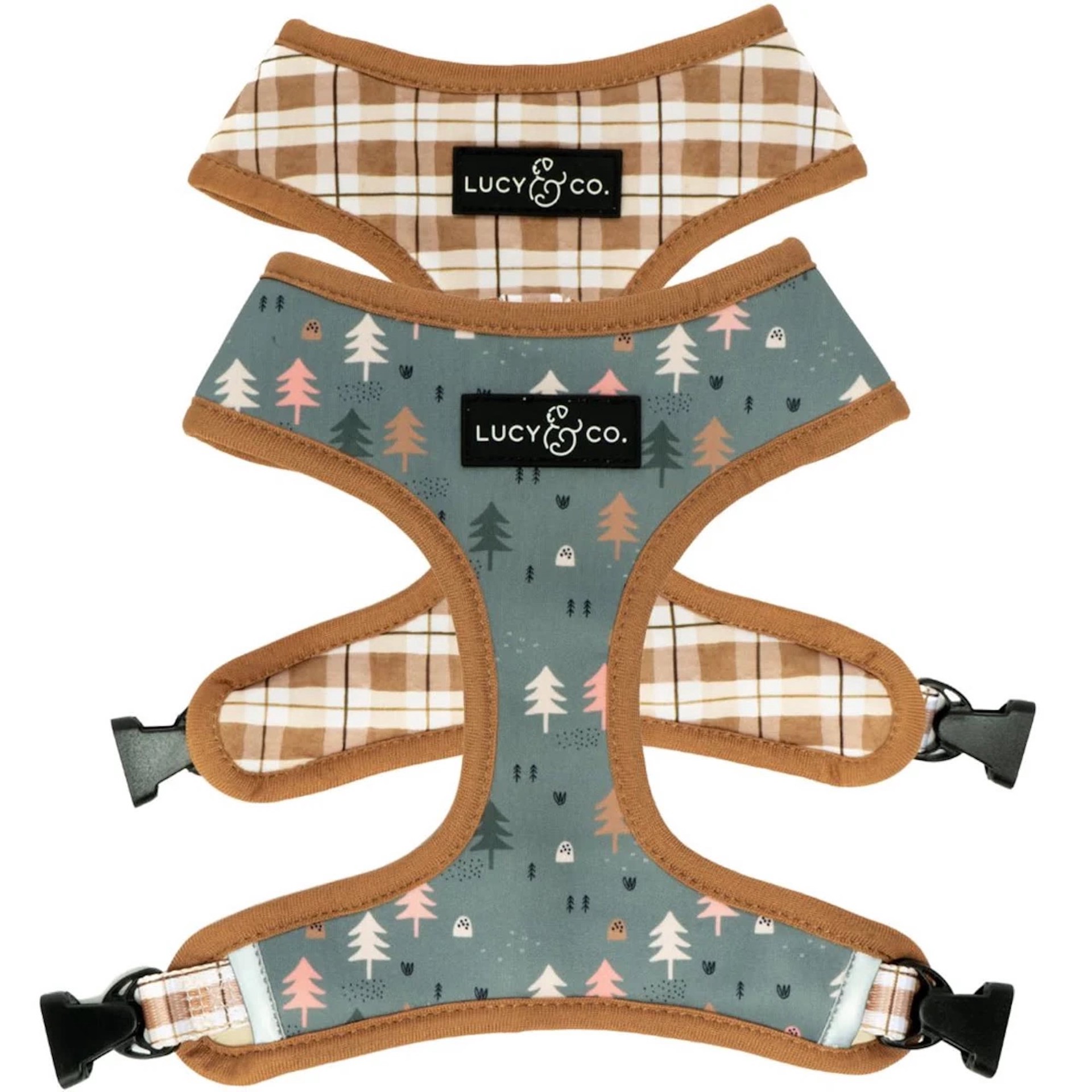 slide 1 of 1, Lucy & Co. Lucy & Co The Cinnamon Teddy Fleece No-Pull Dog Harness, X-Small, 1 ct