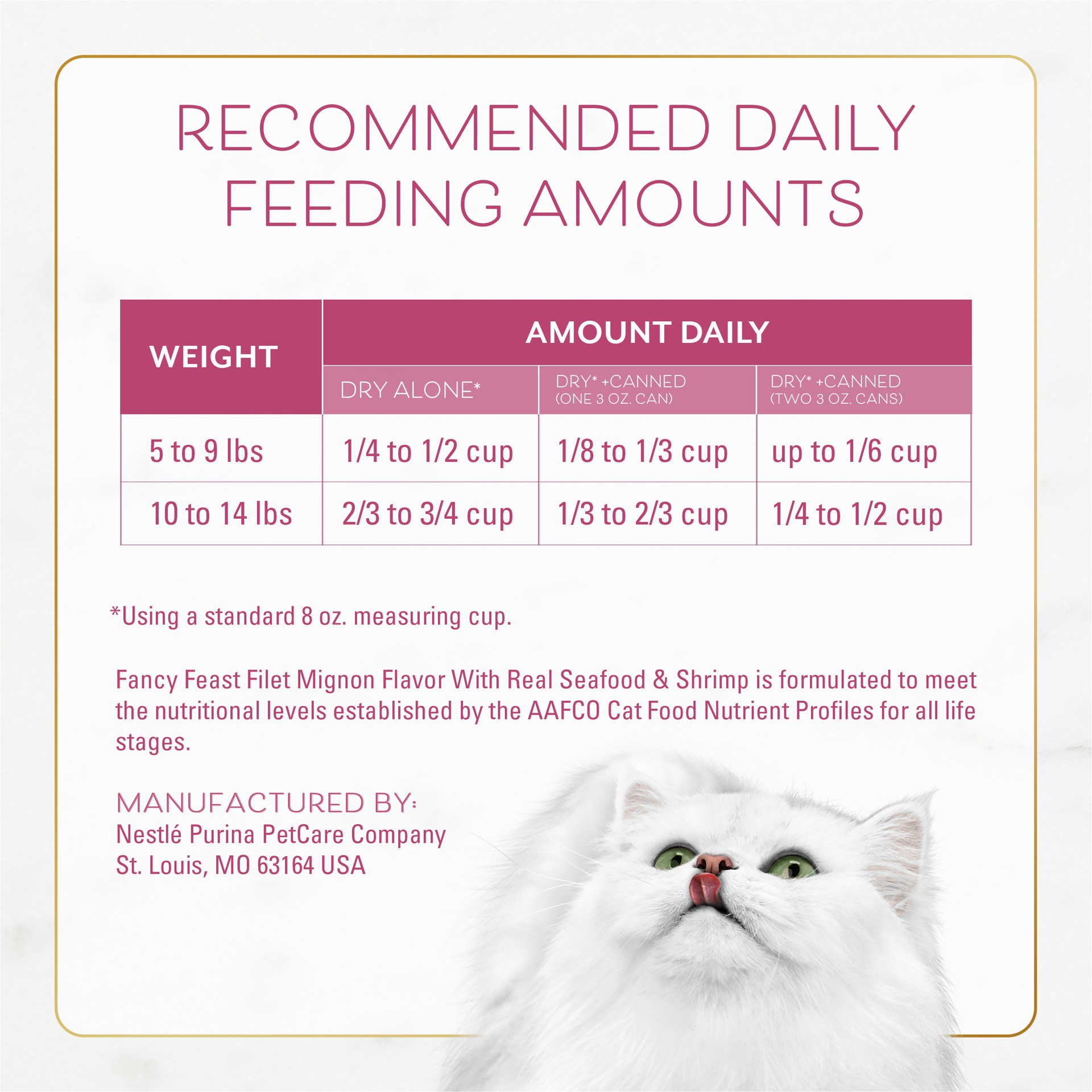 slide 4 of 9, Fancy Feast Purina Fancy Feast Dry Cat Food Filet Mignon Flavor With Seafood and Shrimp, 7 lb