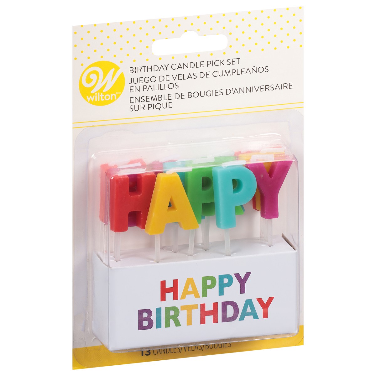 slide 2 of 9, Wilton Birthday Candle Pick Set Candles 13 Each 13 ea, 13 ct