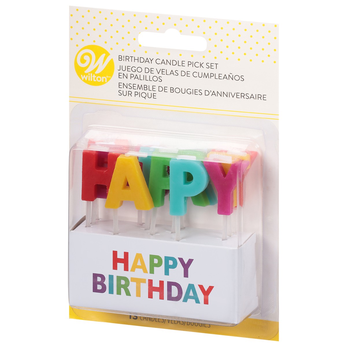 slide 3 of 9, Wilton Birthday Candle Pick Set Candles 13 Each 13 ea, 13 ct