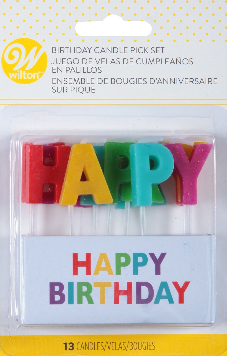 slide 6 of 9, Wilton Birthday Candle Pick Set Candles 13 Each 13 ea, 13 ct